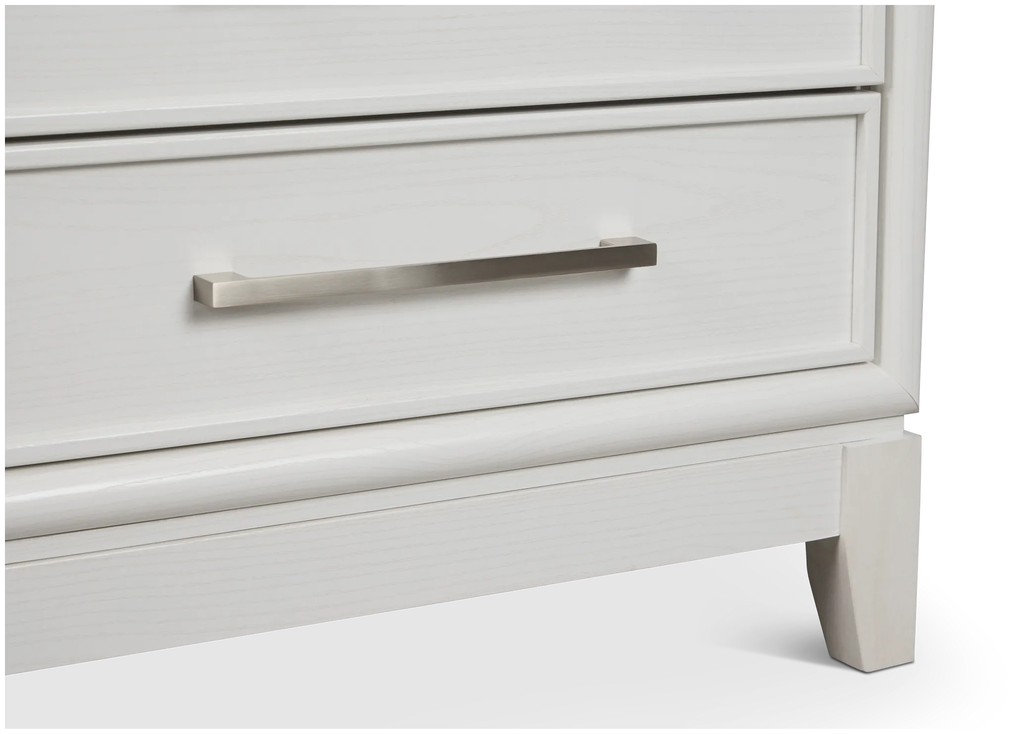 Alessandria White Lighted Nightstand
