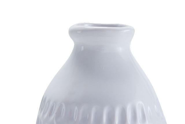 Celia White Small Vase