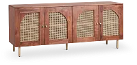 Sarta Mid Tone Four-door Cabinet