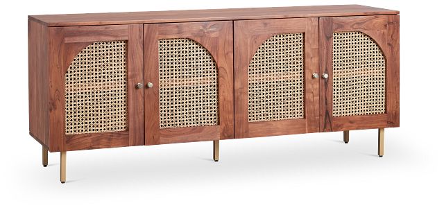 Sarta Mid Tone Four-door Cabinet