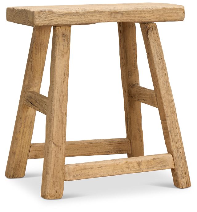 Nash Light Tone Square Stool