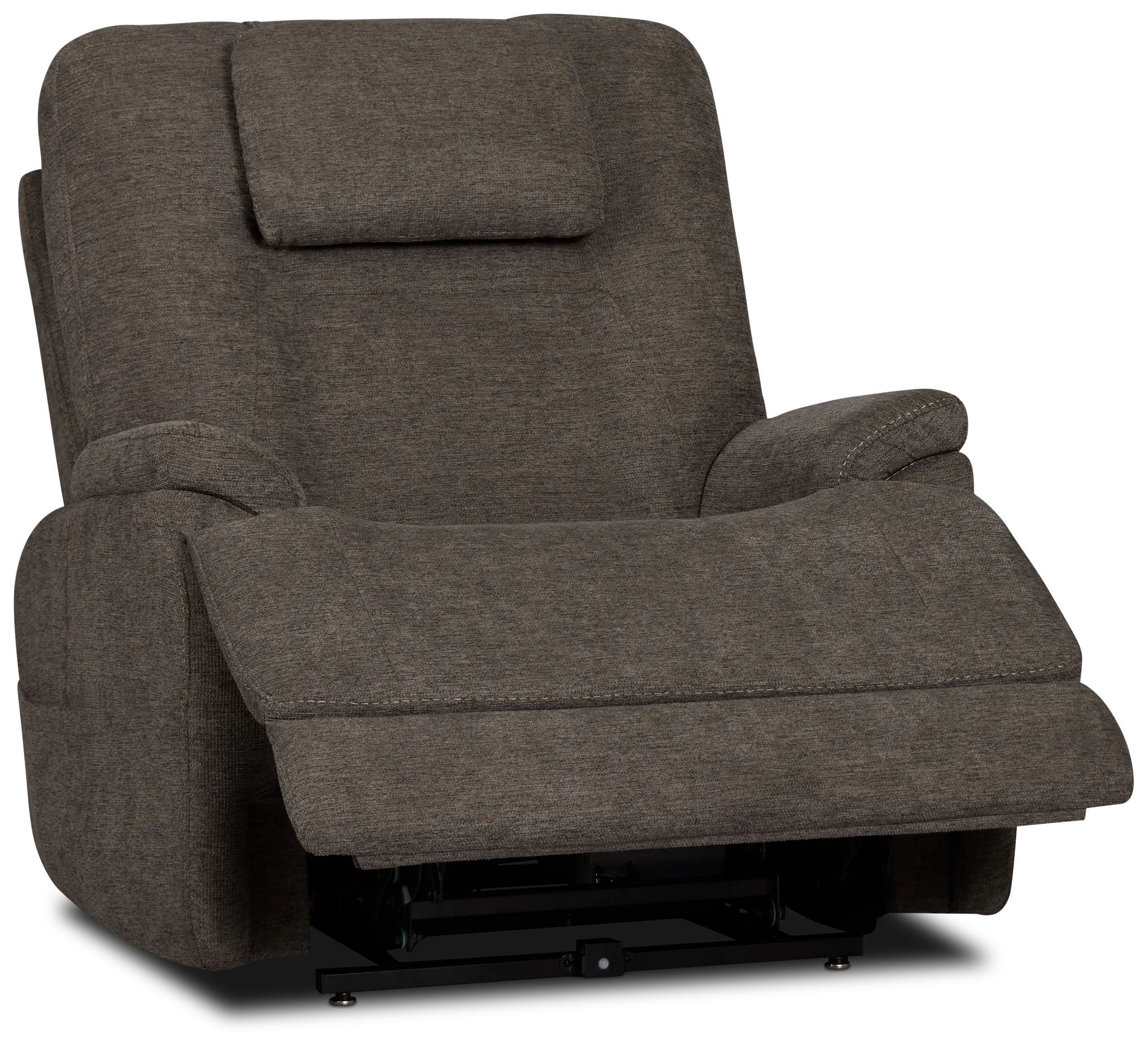 Zecliner Model 2 Plus Dark Gray Fabric Power Lift Recliner
