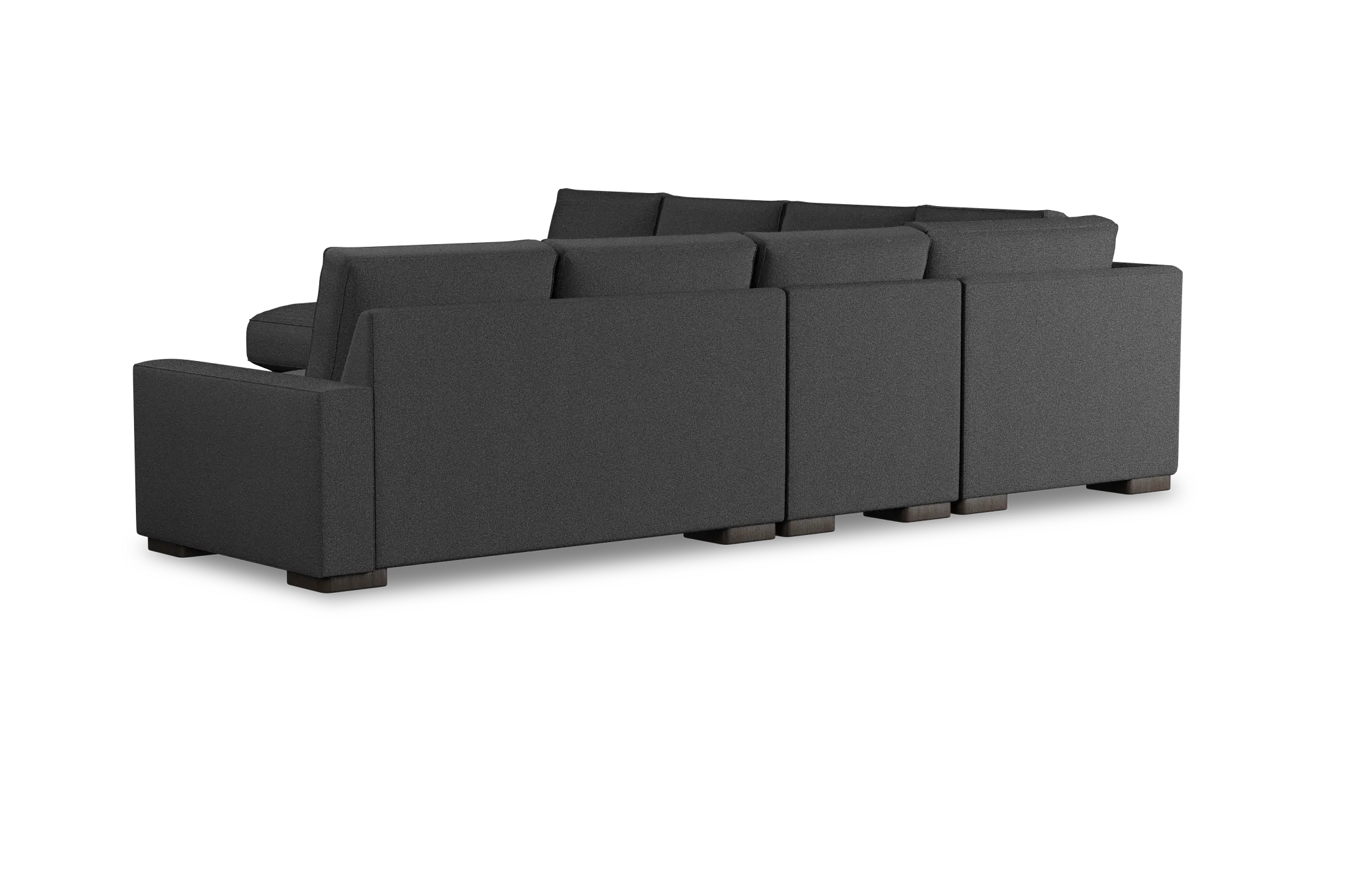 Edgewater Delray Dark Gray Large Left Chaise Sectional