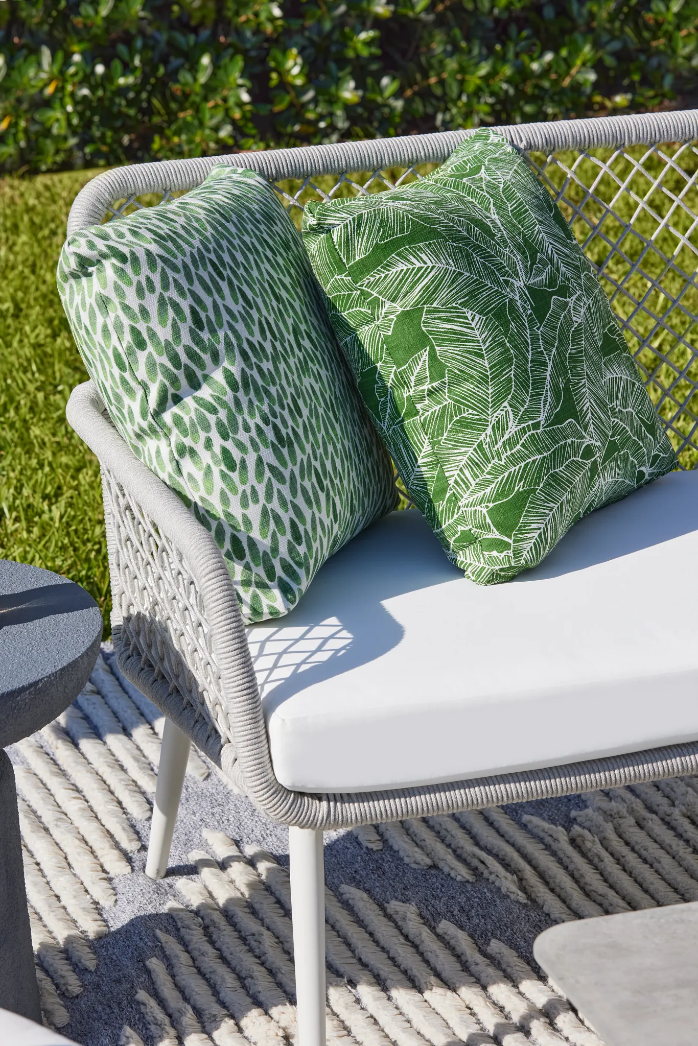 Andes Gray Woven Sofa