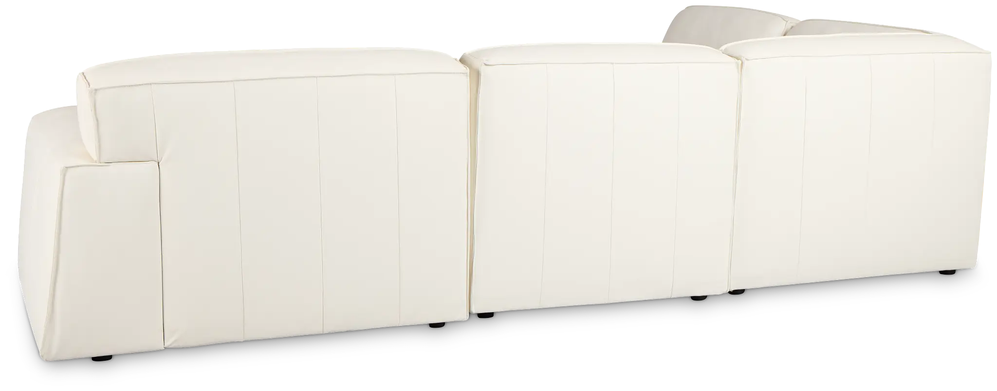 Blanca White Leather 4-piece Modular Sectional Blanca White Leather 4-piece Modular Sectional