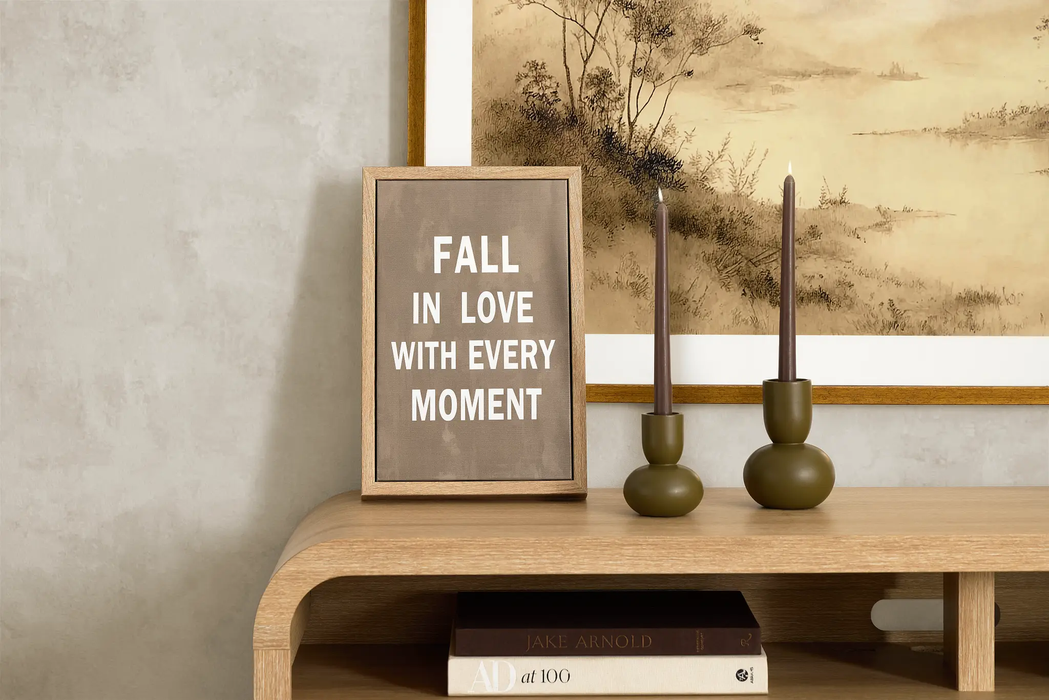 Cindi Beige Framed Wall Art Cindi Beige Framed Wall Art