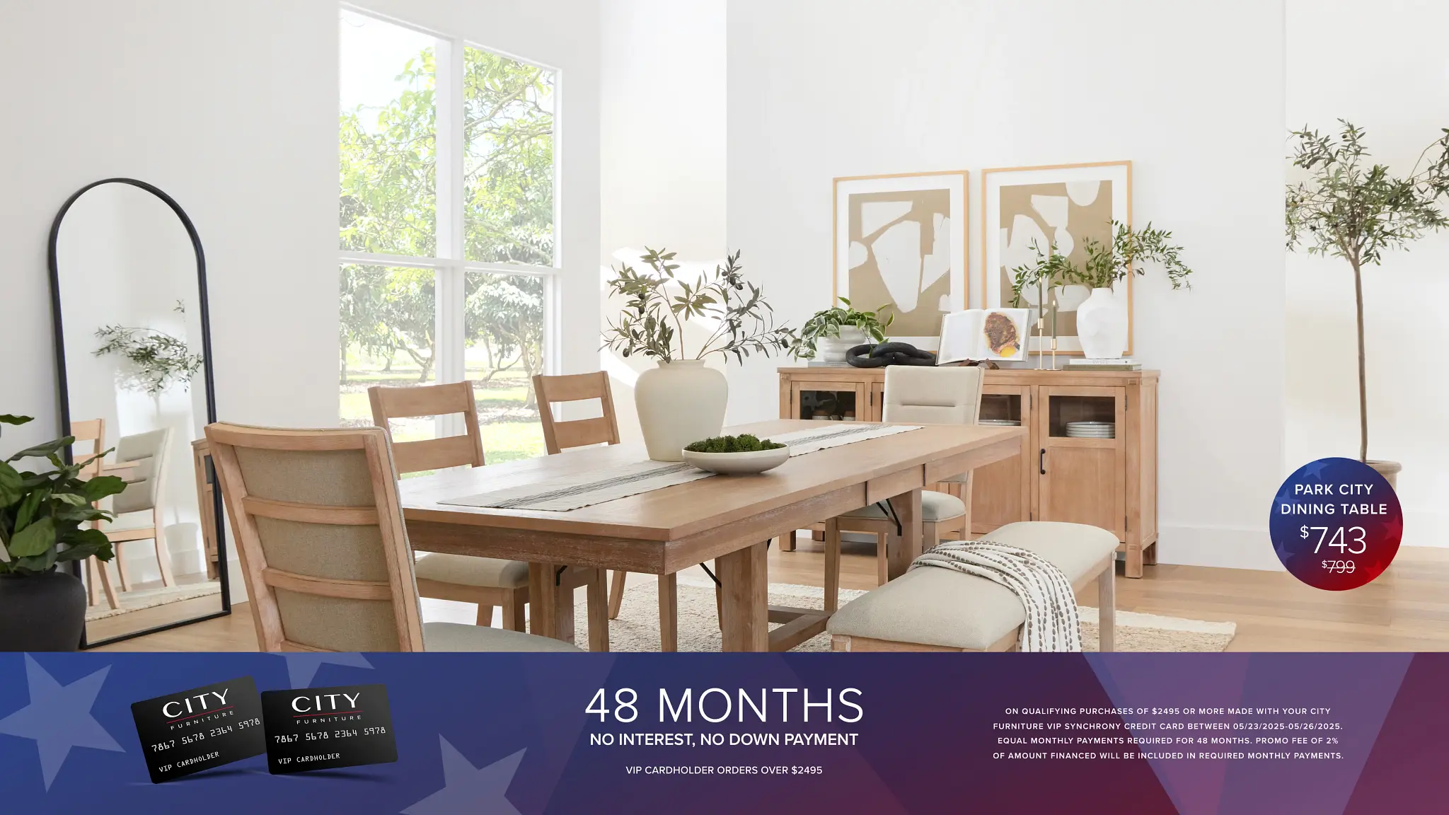 7% OFF (MIN $1495) OR 48 Months Interest Free Financing