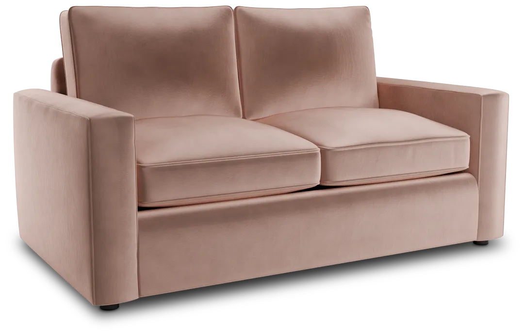 Siesta Joya Light Pink Fabric Loveseat