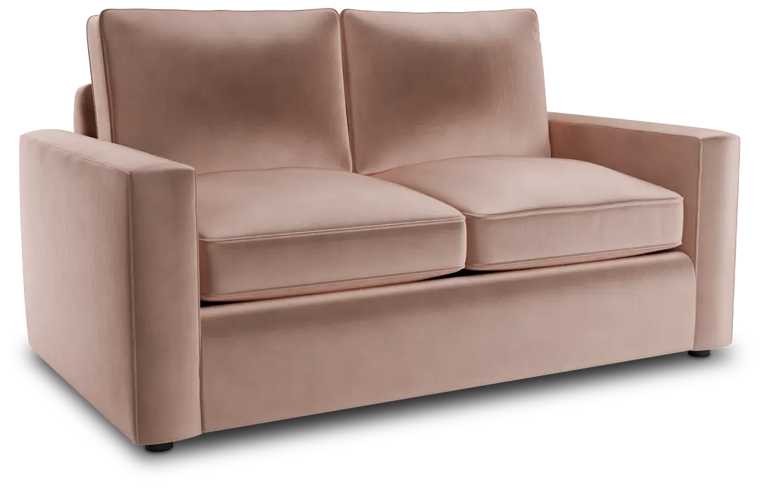 Siesta Joya Light Pink Fabric Loveseat Siesta Joya Light Pink Fabric Loveseat