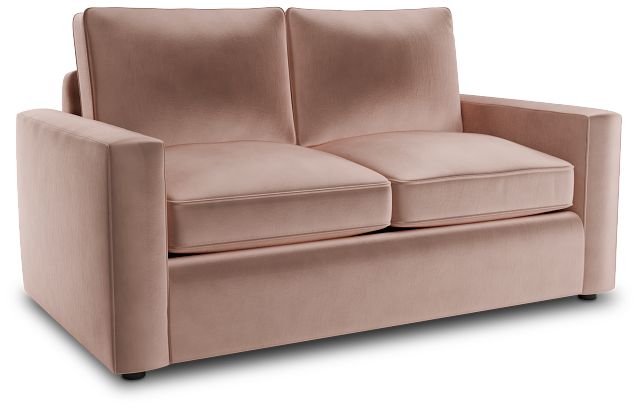 Siesta Joya Light Pink Fabric Loveseat