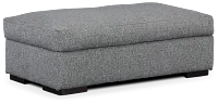 Veronica Dark Gray Down Ottoman