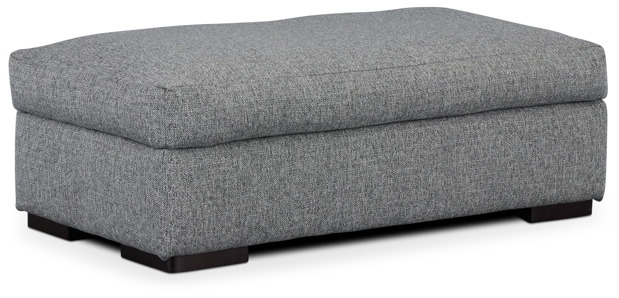 Veronica Dark Gray Down Ottoman Veronica Dark Gray Down Ottoman