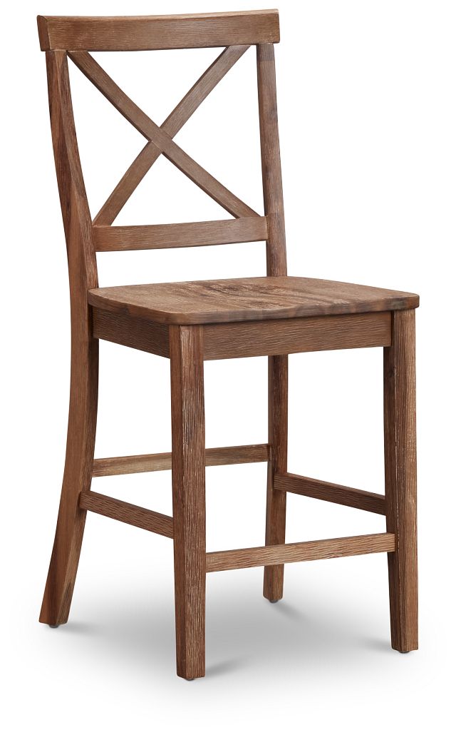 Woodstock Light Tone 24" Wood Barstool