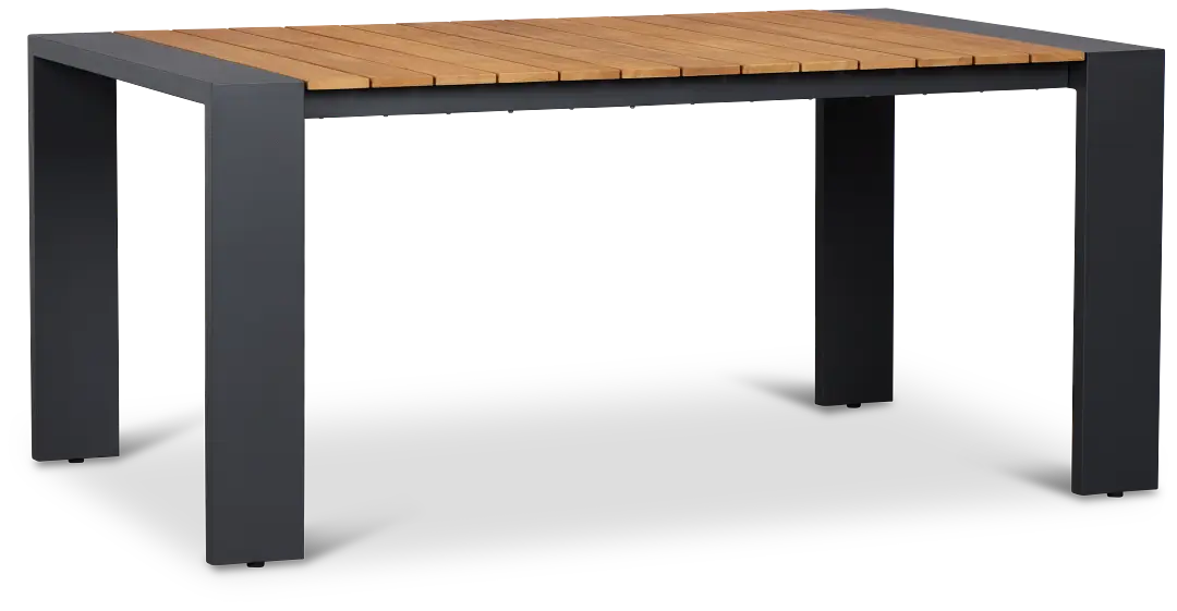 Sunrise Dark Gray Teak 65" Rectangular Table Sunrise Dark Gray Teak 65" Rectangular Table