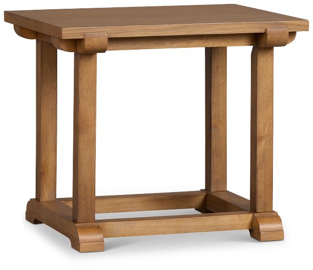 Provo Mid Tone Rectangular End Table