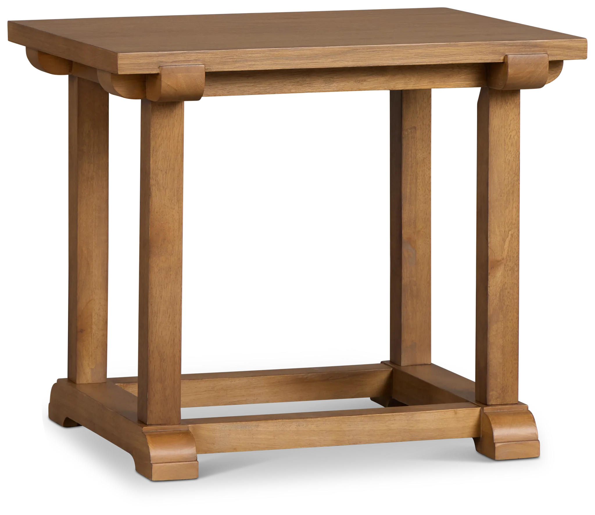 Provo Mid Tone Rectangular End Table