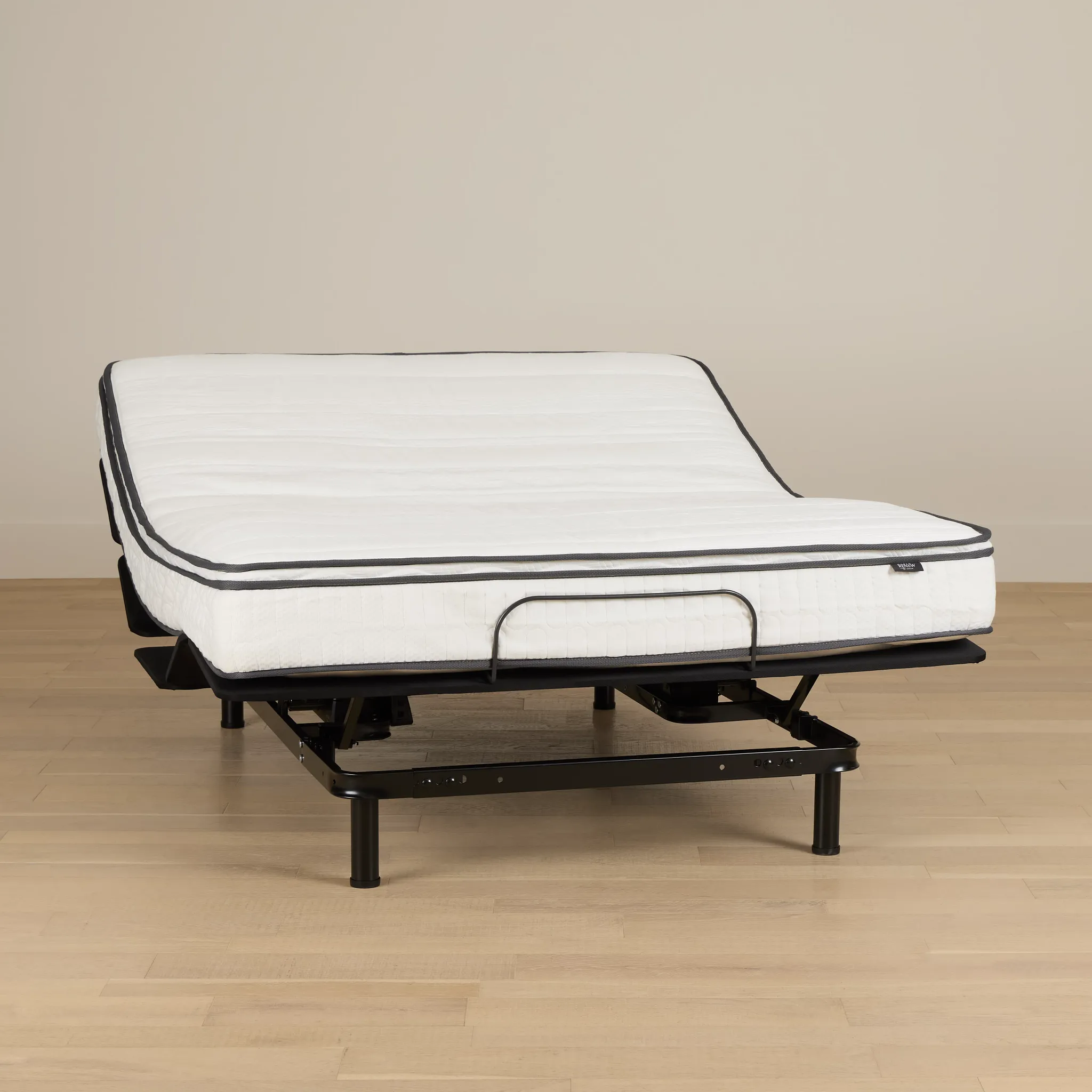 Rest & Renew By Zinus 8" Hybrid Slat Adjustable Mattress Set