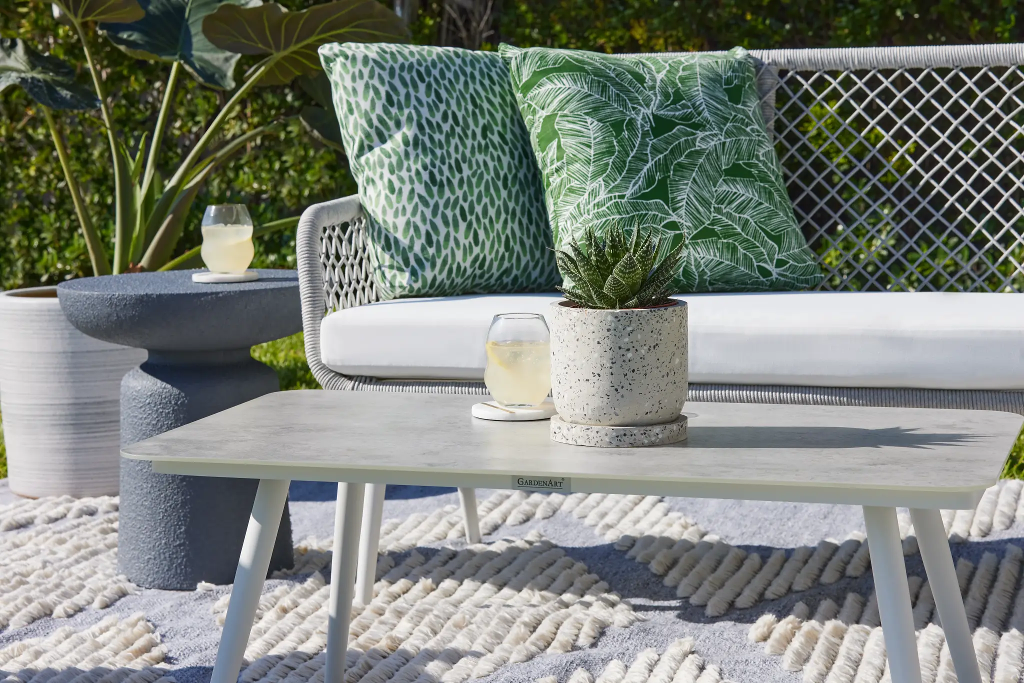 Andes Gray Ceramic Coffee Table Andes Gray Ceramic Coffee Table