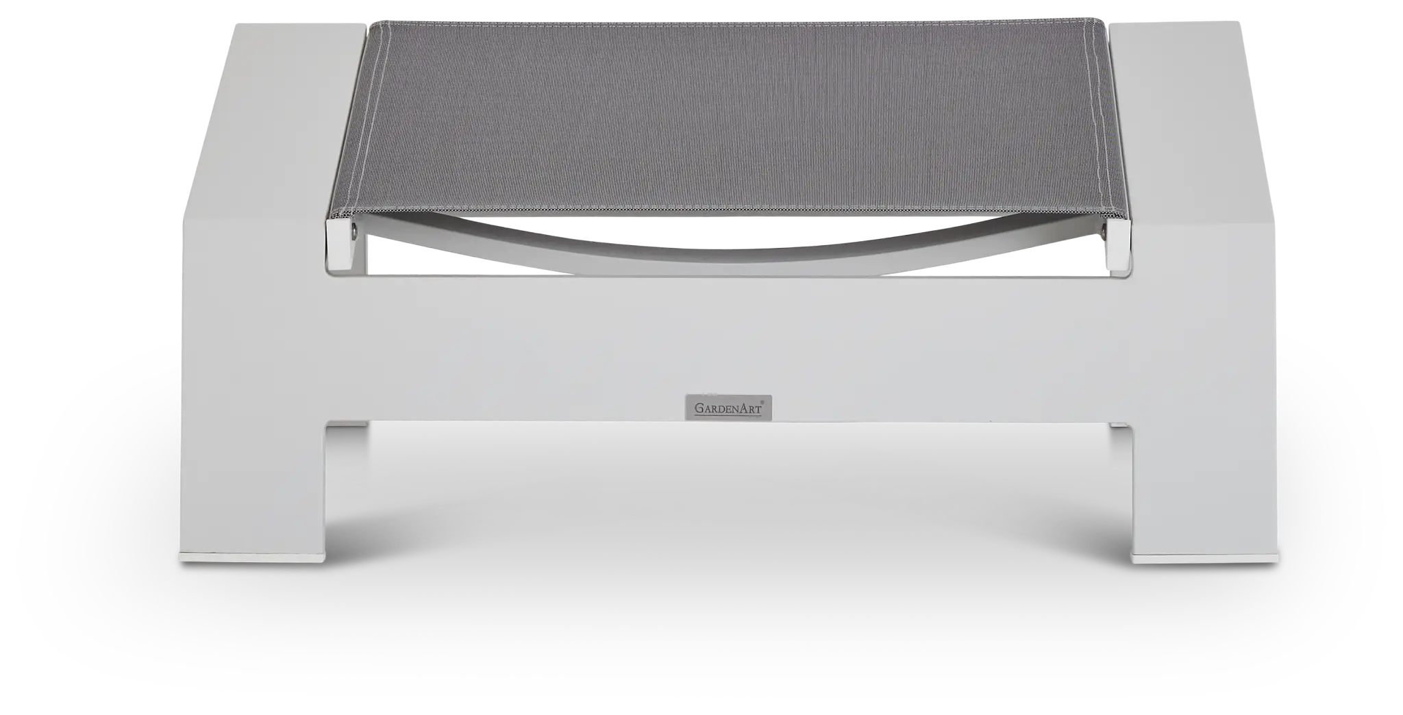 Linear White Ledge Pool Ottoman Linear White Ledge Pool Ottoman