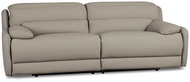 Jett Gray Micro Power Reclining Sofa