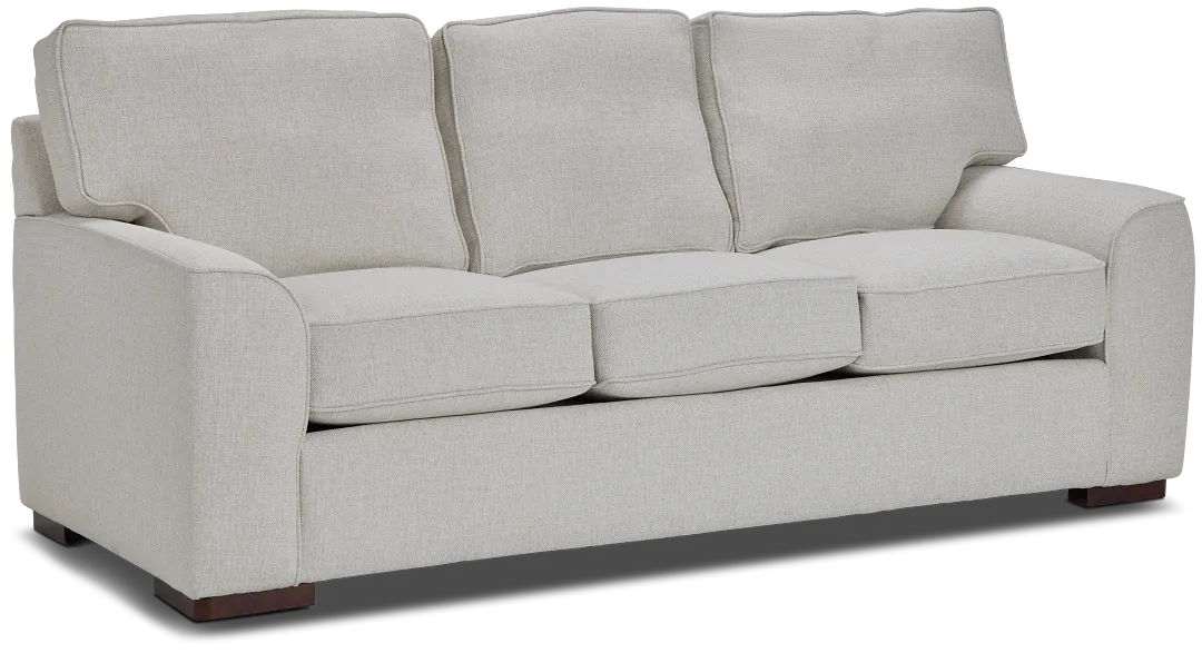 Austin White Fabric Sofa