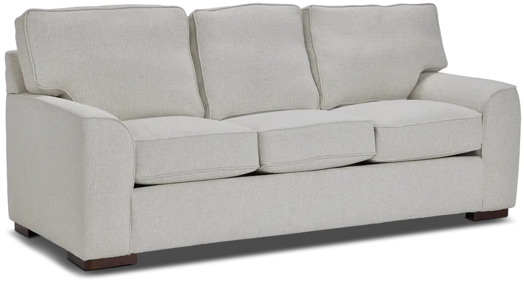 Austin White Fabric Sofa Austin White Fabric Sofa