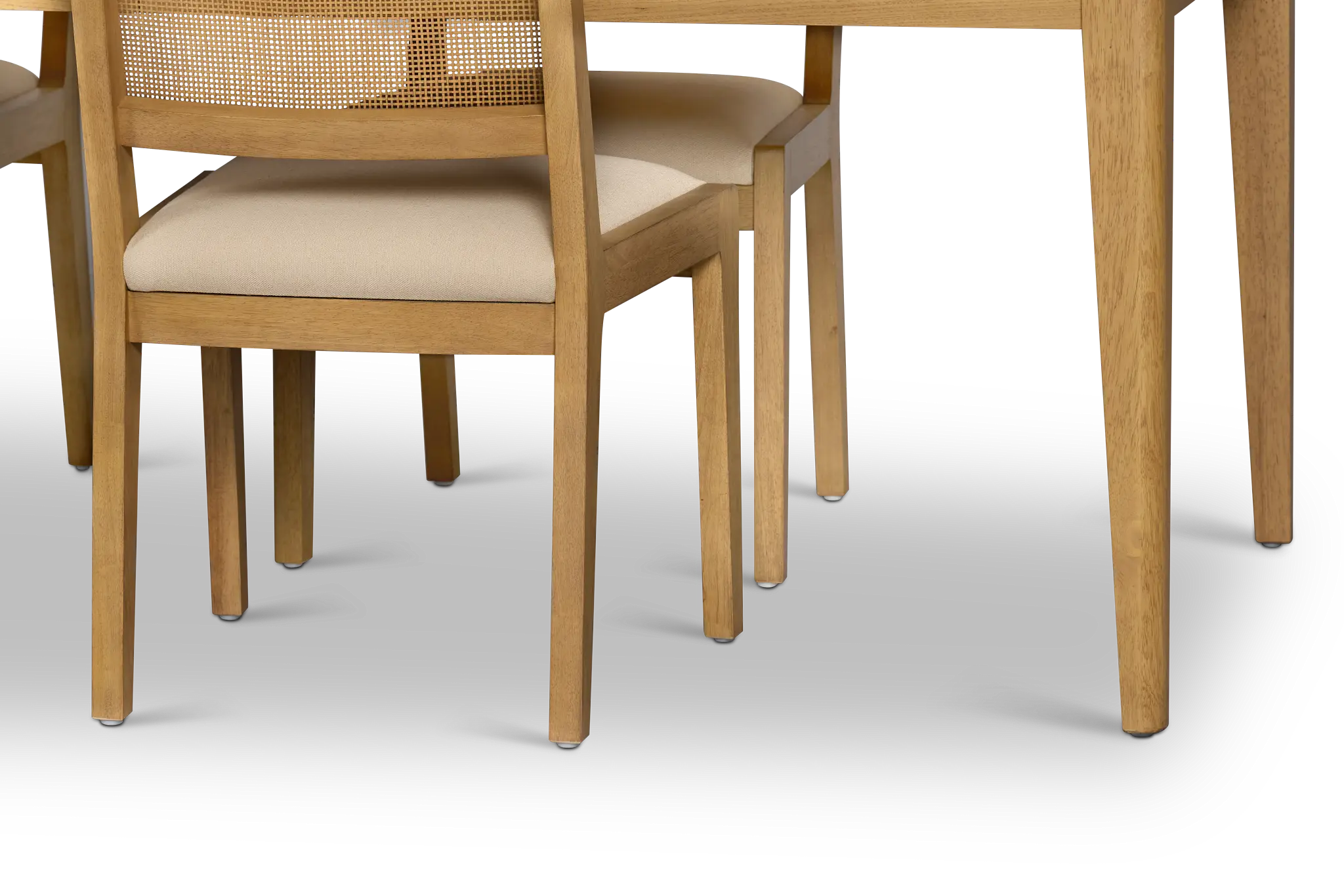 Pacific Light Tone Rectangular Table & 4 Upholstered Chairs Pacific Light Tone Rectangular Table & 4 Upholstered Chairs