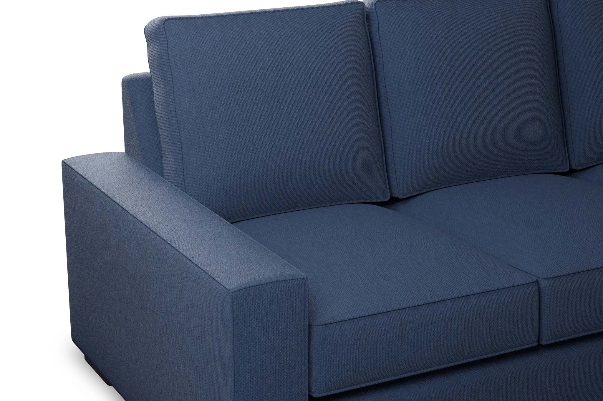 Edgewater Revenue Dark Blue 84" Sofa W/ 3 Cushions