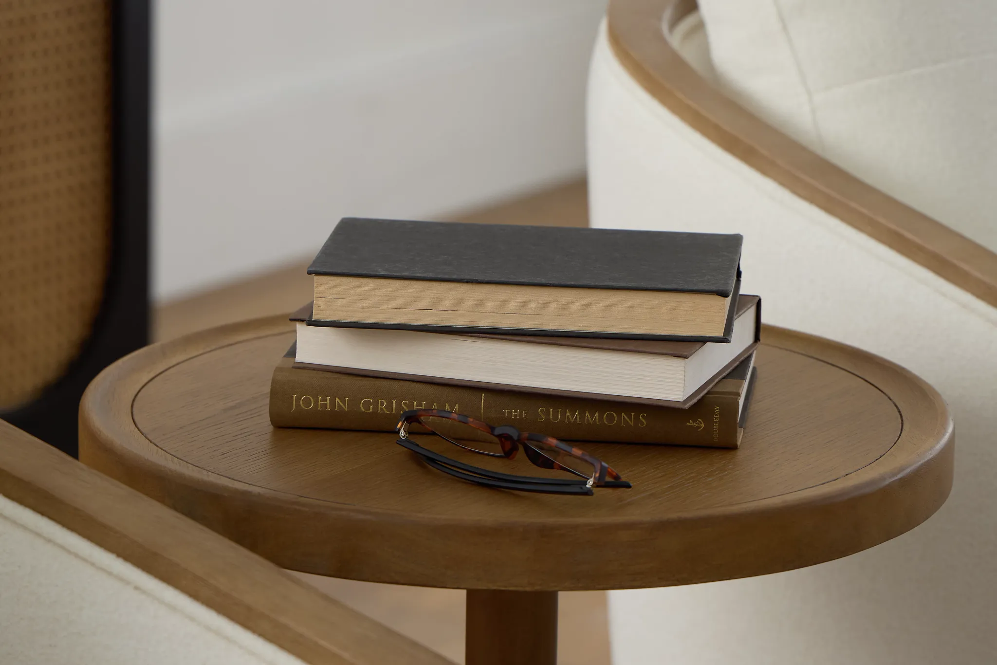 Provo Mid Tone Round Pedestal Table