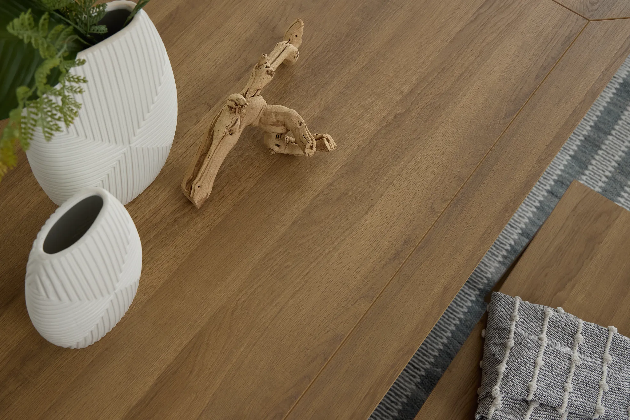 Delray Light Tone Rectangular Table