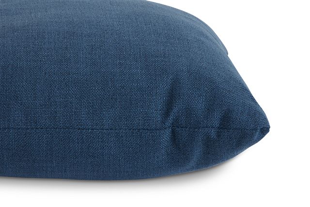 Haven Blue Fabric 20" Accent Pillow