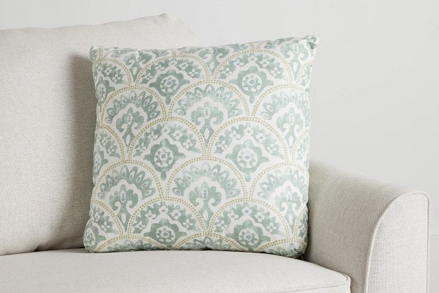 Tomini Green Fabric 20" Accent Pillow (0)