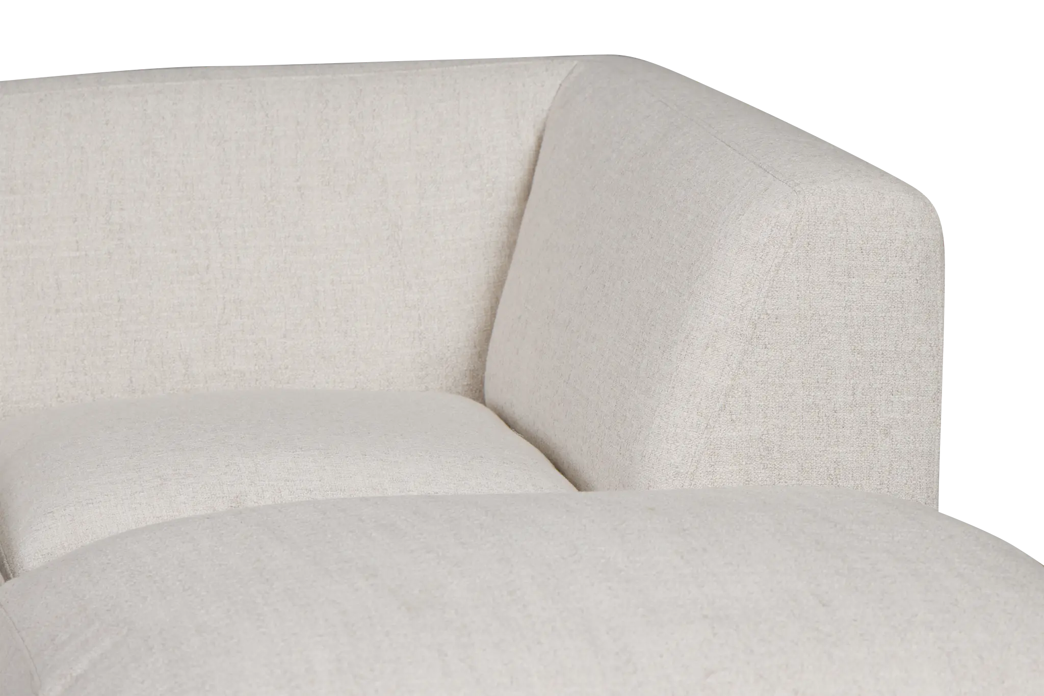 Baylor Light Beige Fabric 4-piece Right Facing Bumper Sectional Baylor Light Beige Fabric 4-piece Right Facing Bumper Sectional