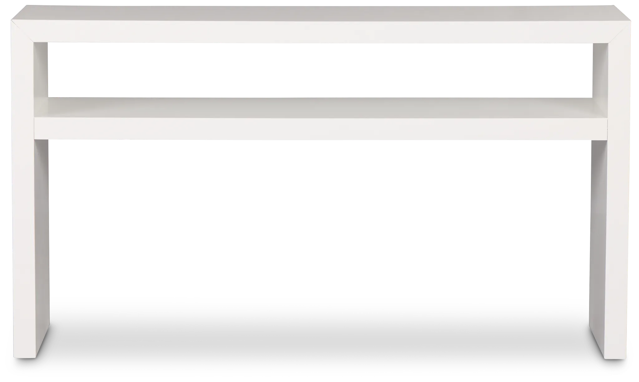 Nantucket White Open Console Table