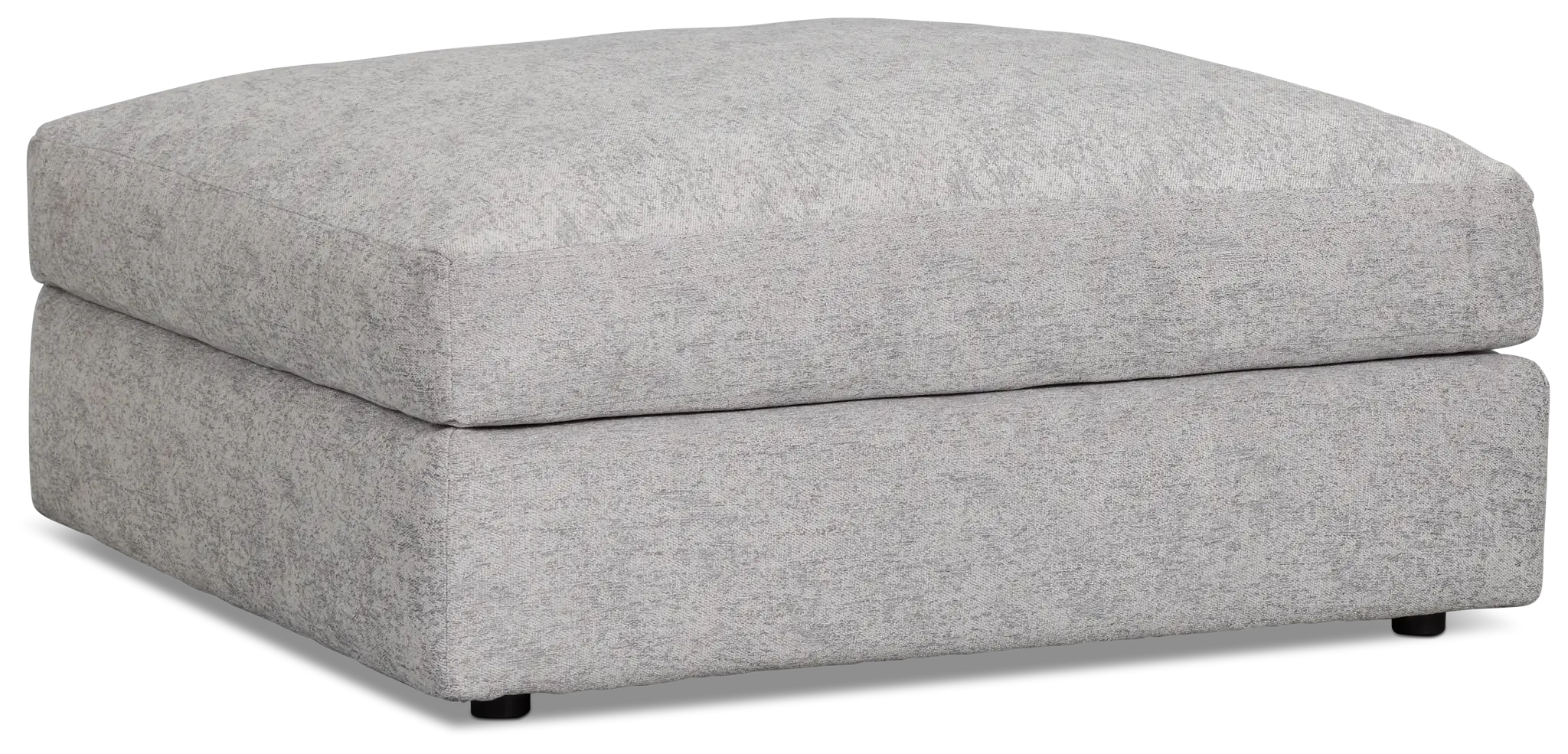 Calista Pewter Fabric Cocktail Ottoman Calista Pewter Fabric Cocktail Ottoman