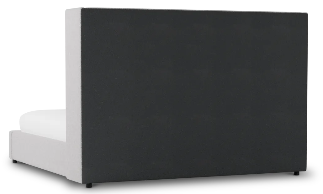 Captiva Elite Gray 60" Upholstered Shelter Bed