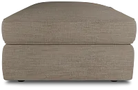 Siesta Victory Taupe Fabric Ottoman