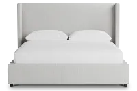 Captiva Delray Pewter 48" Upholstered Shelter Bed