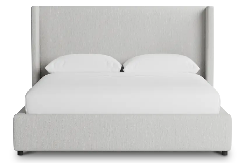 Captiva Delray Pewter 48" Upholstered Shelter Bed Captiva Delray Pewter 48" Upholstered Shelter Bed