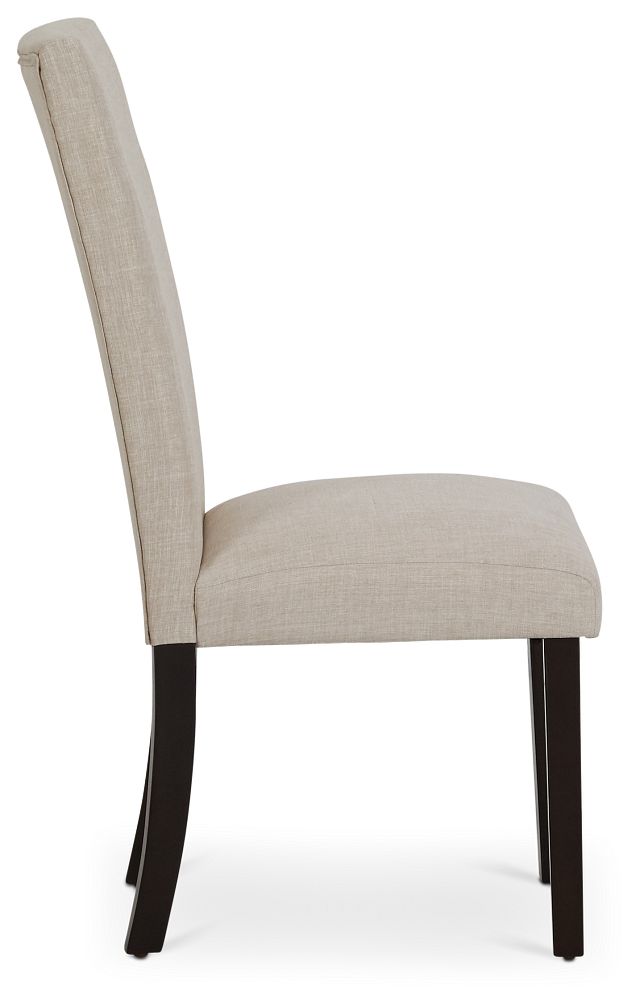 Paloma Beige Upholstered Side Chair (2)