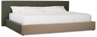 Grayton Sutton Green 44" Upholstered Platform Bed