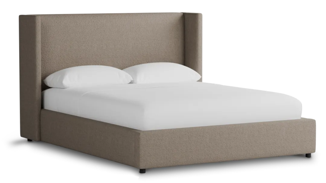 Captiva Elite Brown 48" Upholstered Shelter Bed