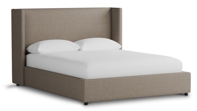 Captiva Elite Brown 48" Upholstered Shelter Bed