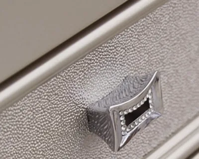 Coralayne Silver Nightstand