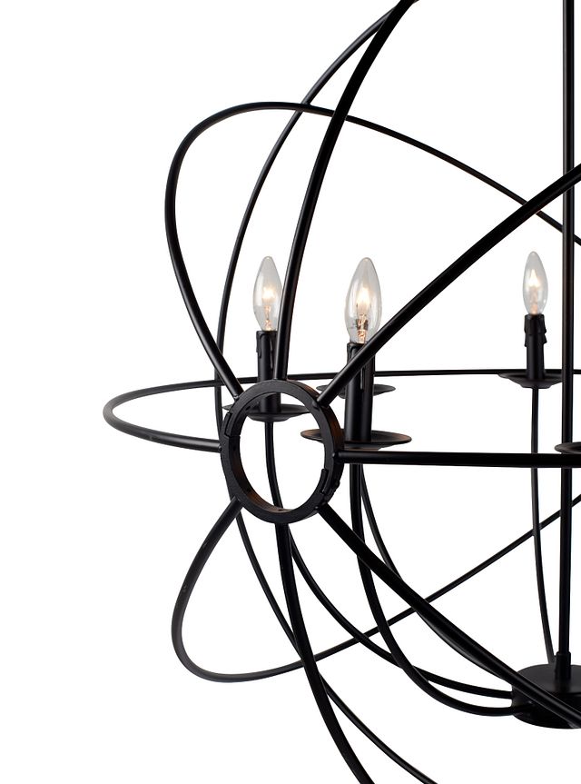 Axel Black Chandelier