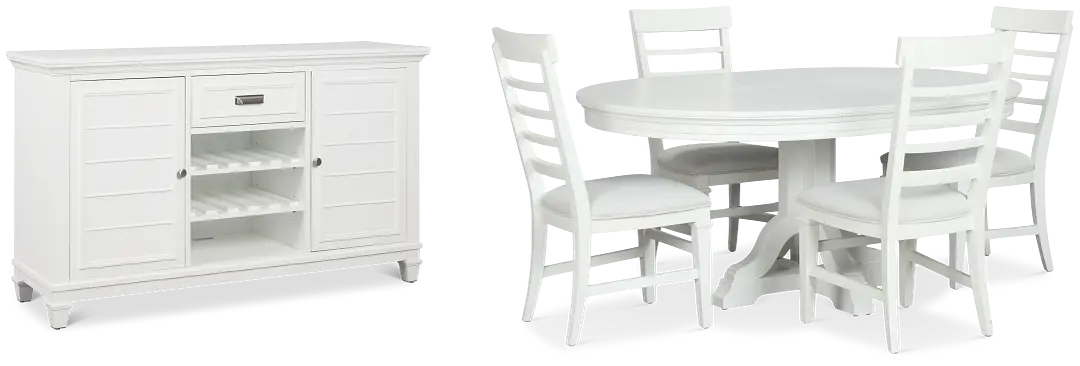 Cape Cod Ivory Round Dining Room Cape Cod Ivory Round Dining Room