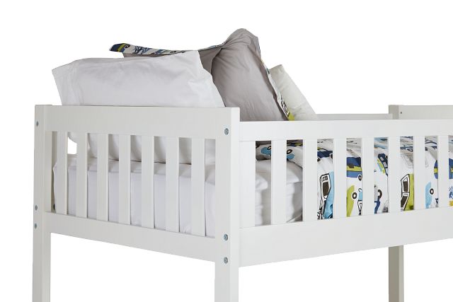 Bailey White Storage Bunk Bed