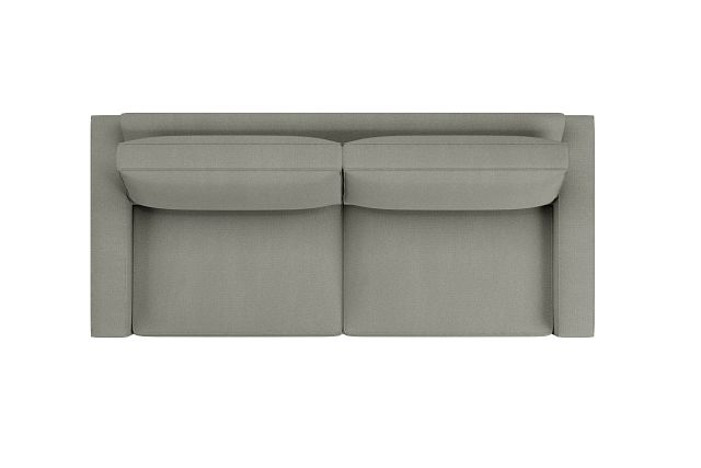 Edgewater Delray Pewter 96" Sofa W/ 2 Cushion
