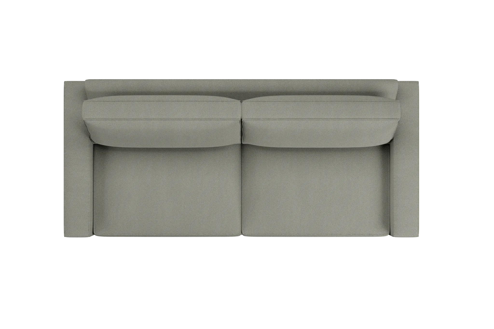 Edgewater Delray Pewter 96" Sofa W/ 2 Cushions