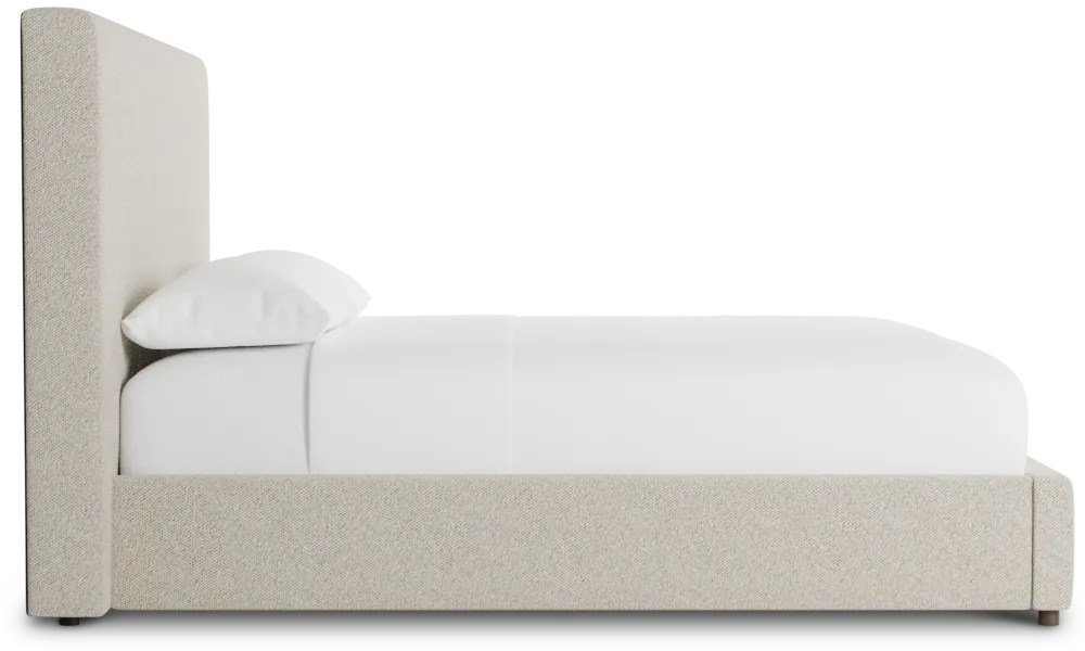 Grayton Gellar Green 54" Upholstered Platform Bed